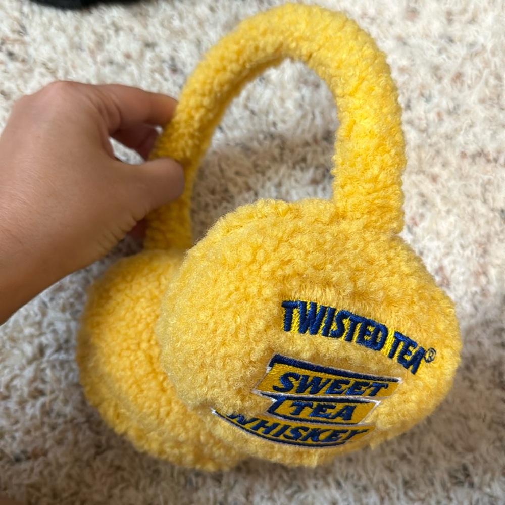 Twisted tea earmuffs
